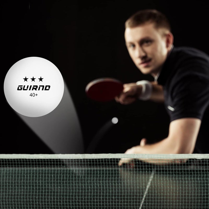 Guirnd 20 Pack Ping Pong Balls, 3 Star Table Tennis Balls, 40+ Pong Ball Competition and Recreational Play, Abs Ping Pong Ball, Games, DIY - Image 4